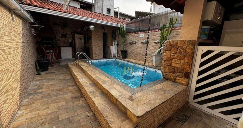 Casa com 3 dormitórios à venda, 160 m² por R$ 850.000 - Tupi - Praia Grande/SP