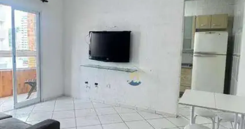 Apartamento com 1 dormitório para alugar, 50 m² por R$ 2.400/mês - Canto do Forte - Praia Grande/SP