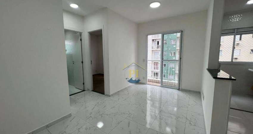 Apartamento com 2 dormitórios à venda, 47 m² por R$ 335.000 - Vila Assunção - Praia Grande/SP