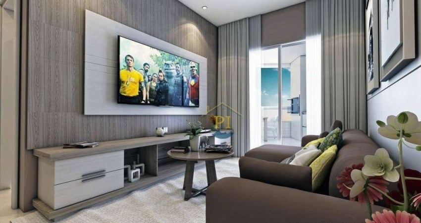 Apartamento com 1 dormitório à venda, 46 m² por R$ 180.000 - Mirim - Praia Grande/SP