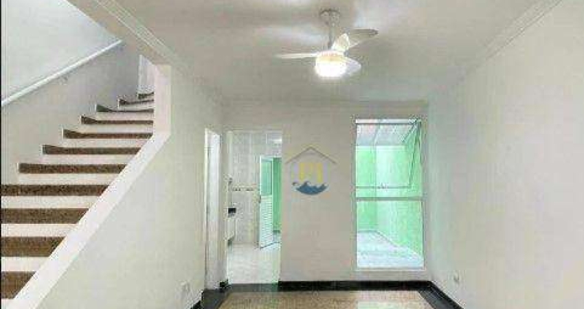 Sobrado com 3 dormitórios, 132 m² - venda por R$ 799.800,00 ou aluguel por R$ 6.300,00 - Canto do Forte - Praia Grande/SP