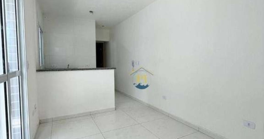 Apartamento com 1 dormitório, 47 m² - venda por R$ 350.000,00 ou aluguel por R$ 2.800,00/mês - Canto do Forte - Praia Grande/SP
