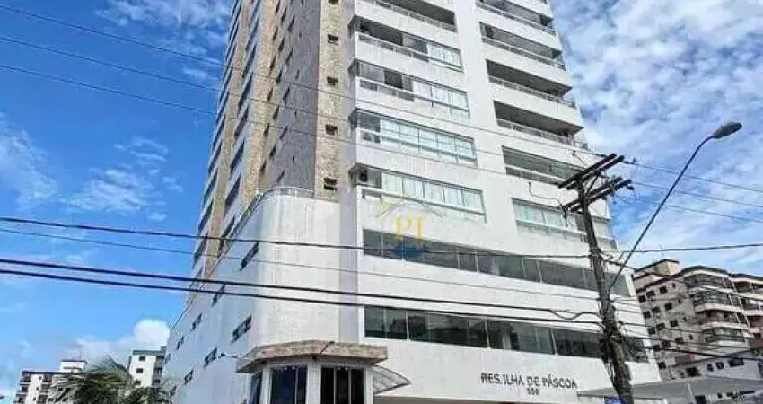 Apartamento com 3 dormitórios à venda, 110 m² por R$ 750.000 - Vila Guilhermina - Praia Grande/SP