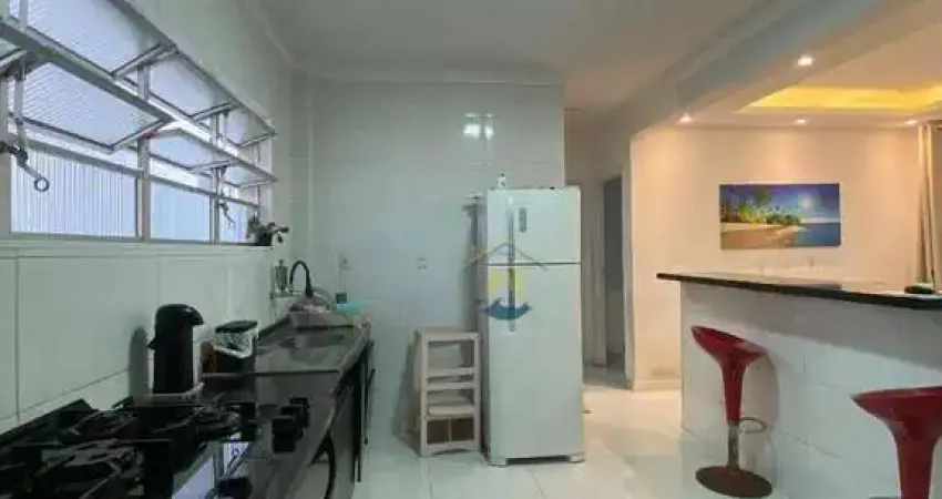 Apartamento com 2 dormitórios à venda, 55 m² por R$ 337.000 - Canto do Forte - Praia Grande/SP