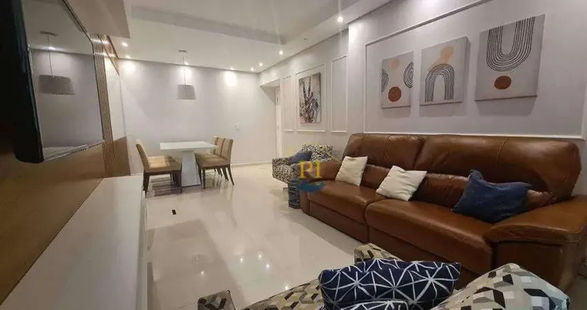 Apartamento com 2 dormitórios à venda, 104 m² por r$ 798.000 - aviação - praia grande/sp