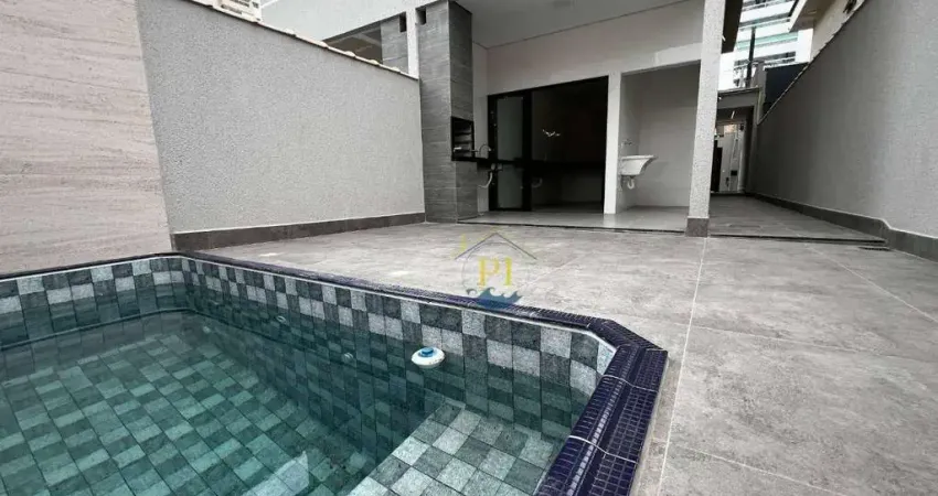 Casa com 3 dormitórios à venda, 130 m² por r$ 1.100.000 - canto do forte - praia grande/sp