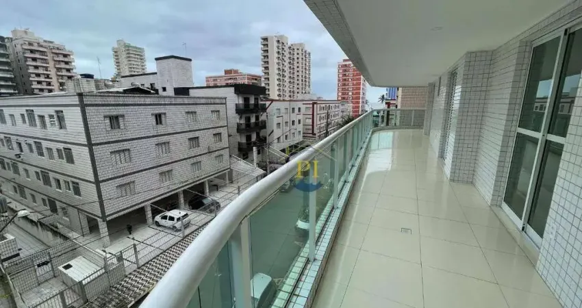 Apartamento para alugar, 163 m² por r$ 5.570,00/mês - tupi - praia grande/sp