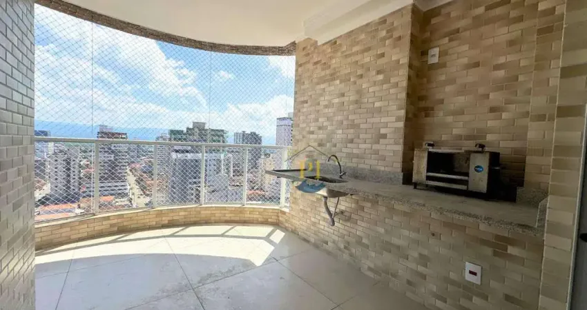 Apartamento com 2 dormitórios à venda, 77 m² por r$ 692.000 - vila guilhermina - praia grande/sp