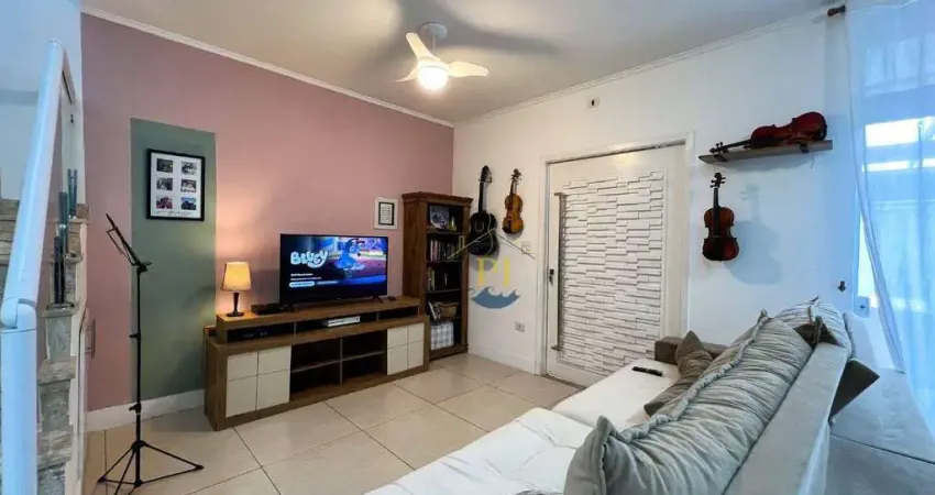 Sobrado com 3 dormitórios à venda, 125 m² por r$ 1.272.000 - boqueirão - praia grande/sp