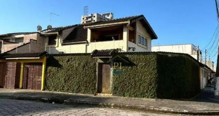 Sobrado com 4 dormitórios à venda, 210 m² por r$ 850.000 - aviação - praia grande/sp