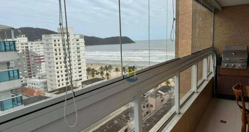 Apartamento com 2 dormitórios à venda, 85 m² por r$ 1.150.000 - canto do forte - praia grande/sp