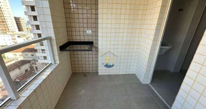 Apartamento com 1 dormitório à venda, 50 m² por r$ 370.000 - aviação - praia grande/sp