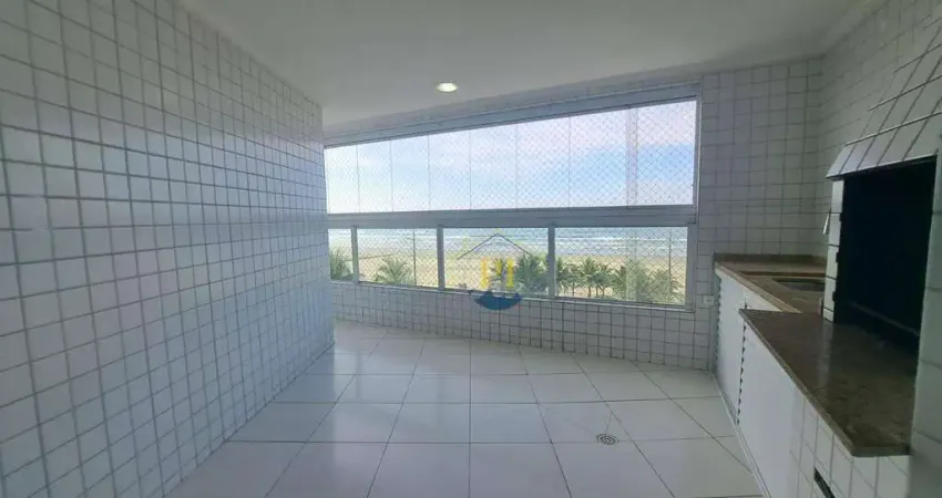 Apartamento com 3 dormitórios para alugar, 110 m² por r$ 4.500/mês - balneário pires - praia grande/sp
