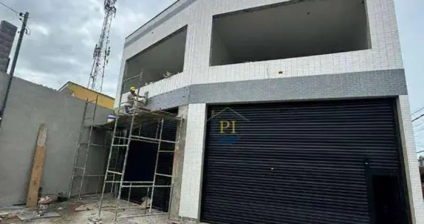 Galpão para alugar, 240 m² por r$ 9.000/mês - maracana - praia grande/sp