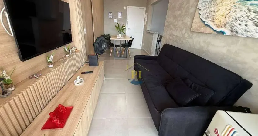 Apartamento com 1 dormitório à venda, 55 m² por r$ 465.000 - aviação - praia grande/sp