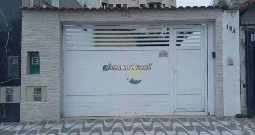 Casa com 3 dormitórios à venda, 80 m² por r$ 530.000 - aviação - praia grande/sp