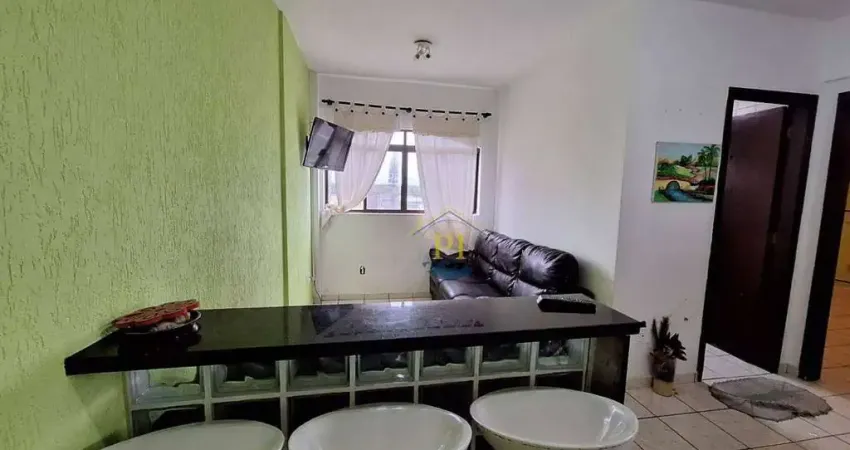Apartamento com 1 dormitório para alugar, 44 m² por r$ 1.720,00/mês - solemar - praia grande/sp