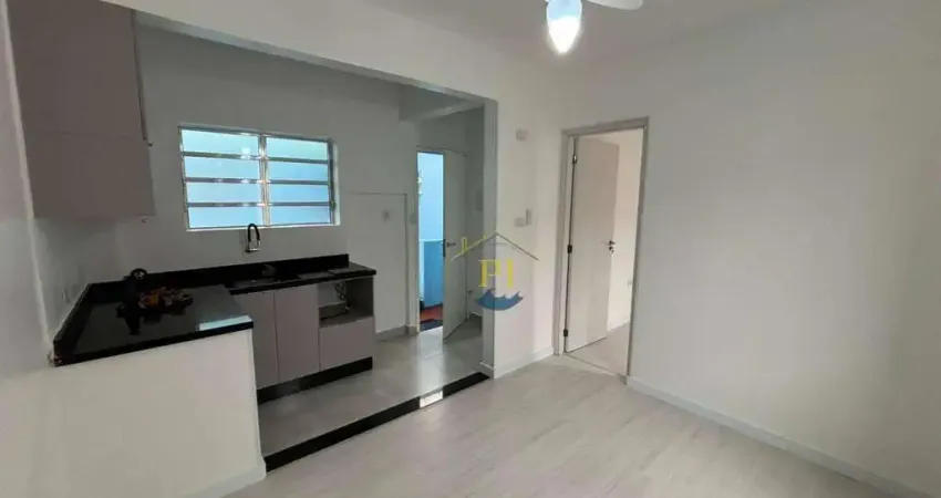 Kitnet com 1 dormitório à venda, 30 m² por r$ 180.000,00 - real - praia grande/sp