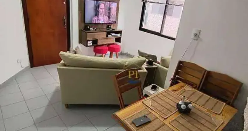 Apartamento com 2 dormitórios à venda, 60 m² por r$ 385.000,00 - canto do forte - praia grande/sp