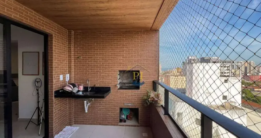 Apartamento com 2 dormitórios à venda, 78 m² por r$ 700.000 - boqueirão - praia grande/sp