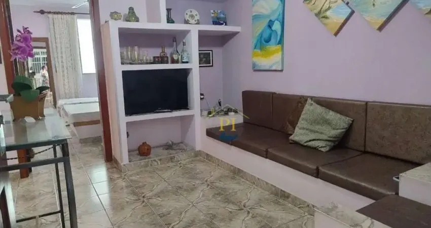 Kitnet com 1 dormitório à venda, 40 m² por r$ 235.000,00 - vila guilhermina - praia grande/sp