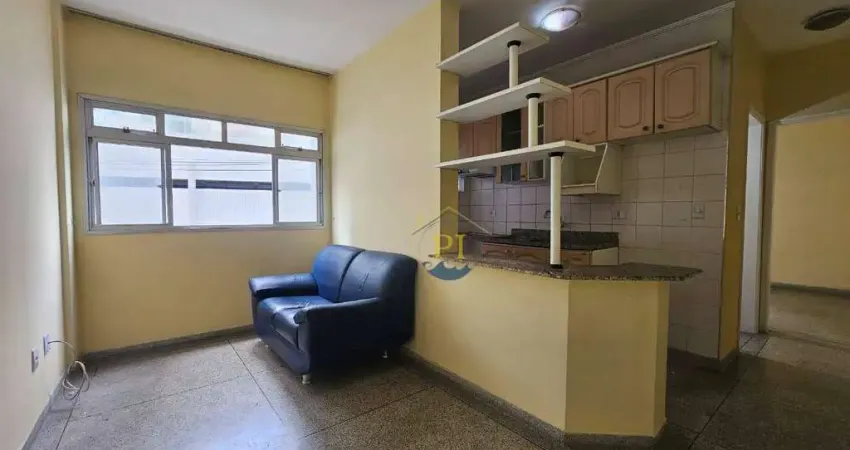 Apartamento com 1 dormitório à venda, 40 m² por r$ 270.000 - boqueirão - praia grande/sp
