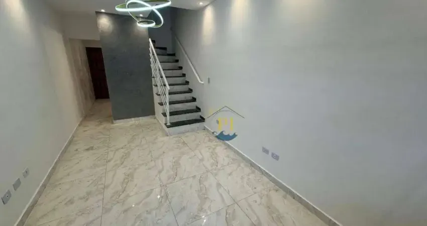 Sobrado com 3 dormitórios à venda, 105 m² por r$ 380.000 - vila balneária - praia grande/sp