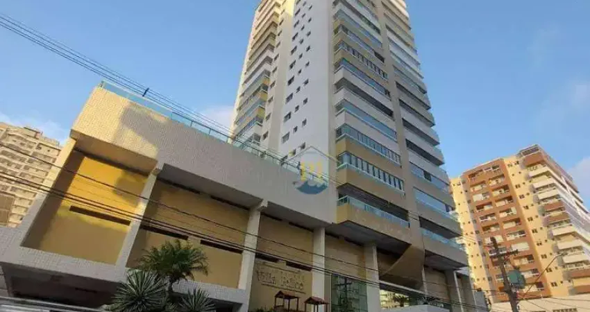 Apartamento com 2 dormitórios à venda, 87 m² por r$ 590.000 - vila guilhermina - praia grande/sp