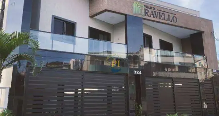 Casa com 2 dormitórios à venda, 71 m² por r$ 410.000 - boqueirão - praia grande/sp