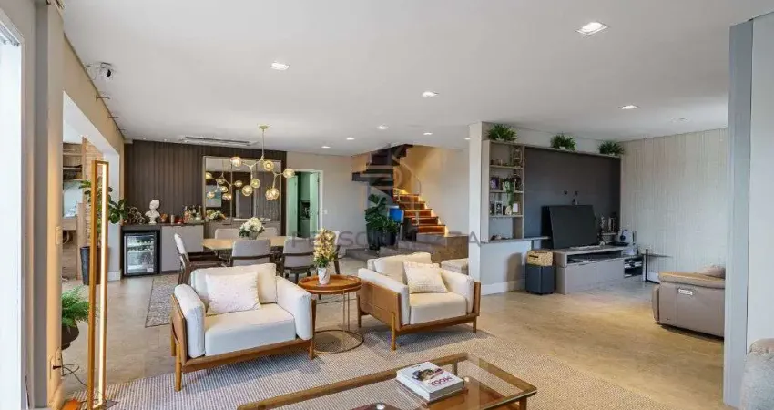 Apartamento duplex alto padrao a venda em jundiai-sp, anhangabau com 4 quartos sendo 4 suites, 3 salas, 2 banheiros, 6 vagas de garagem, 287m2