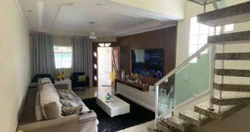 Casa, 222 m² - venda por R$ 880.000,00 ou aluguel por R$ 5.760,00/mês - Parque das Nações - Santo André/SP