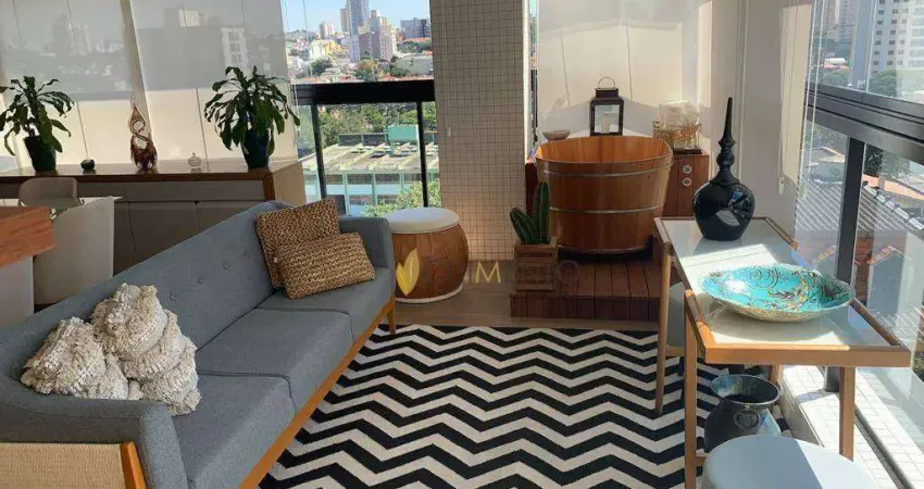 Apartamento com 3 dormitórios à venda, 139 m² por R$ 1.790.000 - Jardim - Santo André/SP