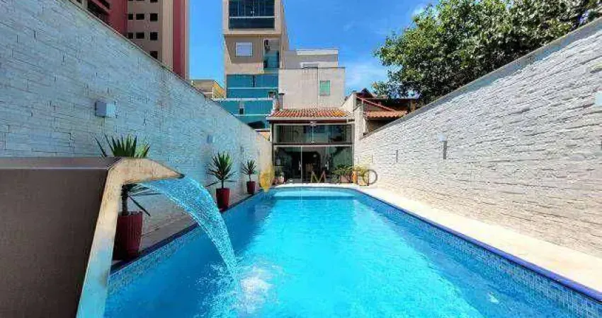Casa com 3 dormitórios à venda, 273 m² por R$ 1.600.000 - Vila Curuçá - Santo André/SP