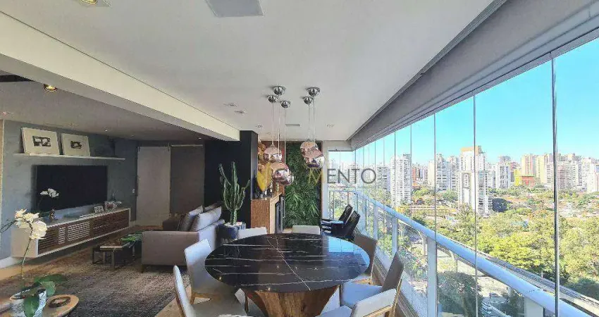 Apartamento com 2 dormitórios à venda, 134 m² por R$ 2.600.000,00 - Brooklin - São Paulo/SP