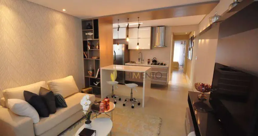 Apartamento com 2 dormitórios à venda, 54 m² por R$ 455.000 - Jardim - Santo André/SP