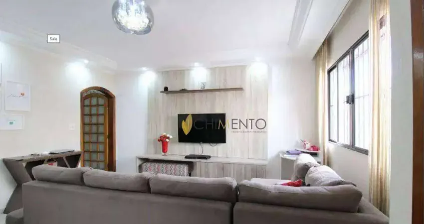 Casa com 4 dormitórios, 206 m² - venda por R$ 800.000,00 ou aluguel por R$ 6.094,00/mês - Vila Camilópolis - Santo André/SP