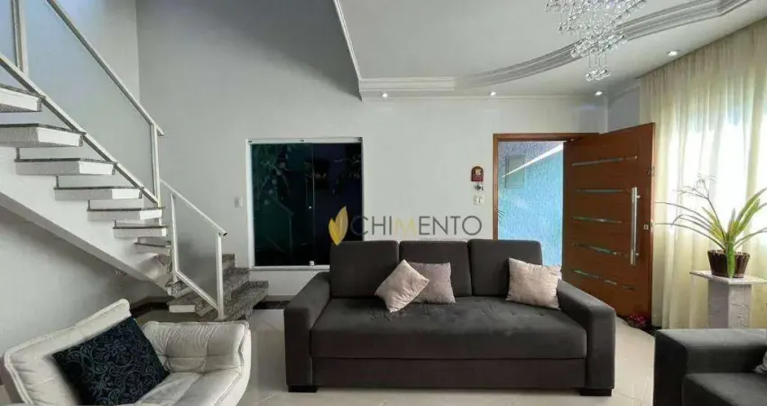 Casa com 3 dormitórios à venda, 331 m² por R$ 1.285.000 - Vila Camilópolis - Santo André/SP