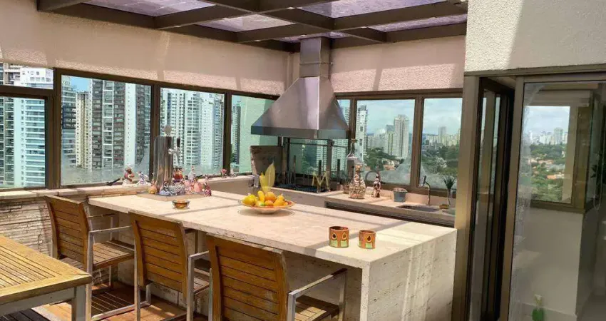 Cobertura com 3 dormitórios à venda, 240 m² por R$ 4.190.000 - Brooklin - São Paulo/SP