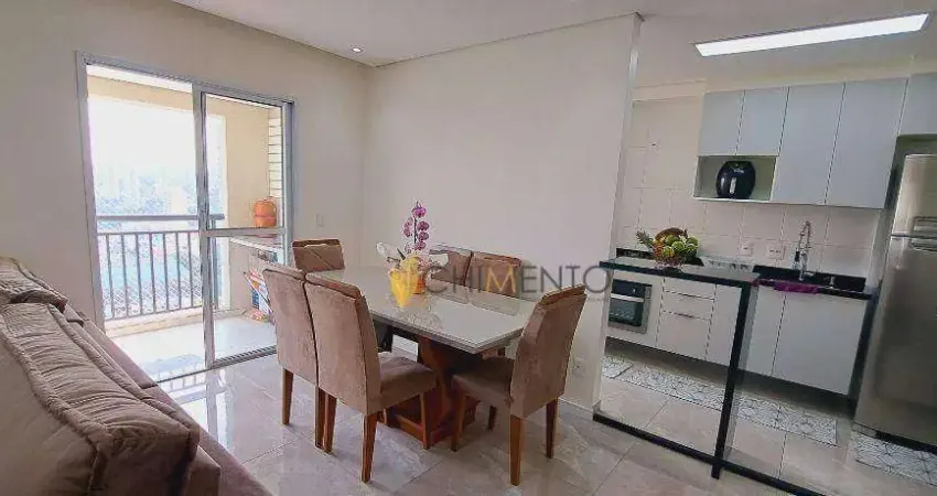 Apartamento com 3 dormitórios à venda, 84 m² por R$ 669.000,00 - Vila América - Santo André/SP