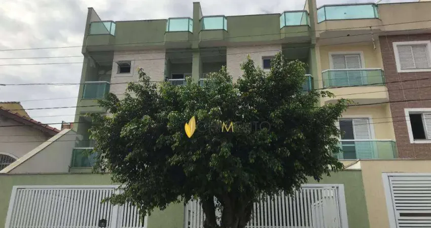 Cobertura com 2 dormitórios à venda, 106 m² por R$ 390.000,00 - Vila Tibiriçá - Santo André/SP