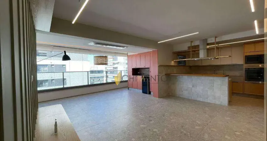Apartamento com 3 dormitórios à venda, 131 m² por R$ 3.250.000,00 - Brooklin Paulista - São Paulo/SP