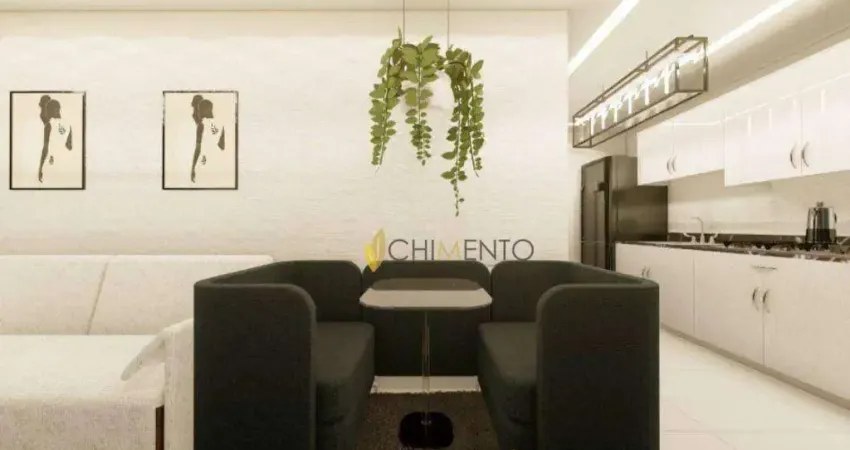 Cobertura com 2 dormitórios à venda, 96 m² por R$ 522.100,00 - Campestre - Santo André/SP