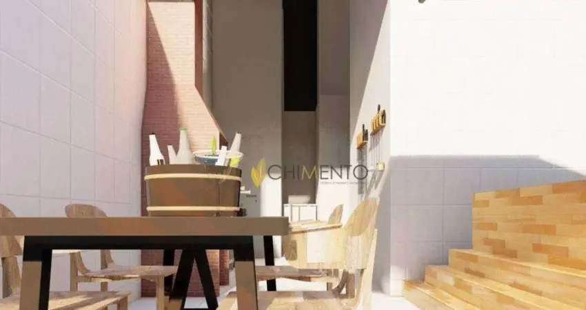 Cobertura com 2 dormitórios à venda, 96 m² por R$ 522.000,00 - Campestre - Santo André/SP
