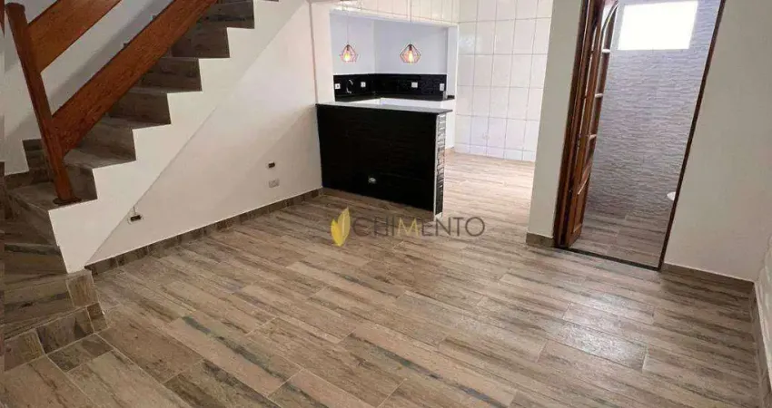 Casa com 2 dormitórios à venda, 119 m² por R$ 495.000 - Jardim Santo Alberto - Santo André/SP