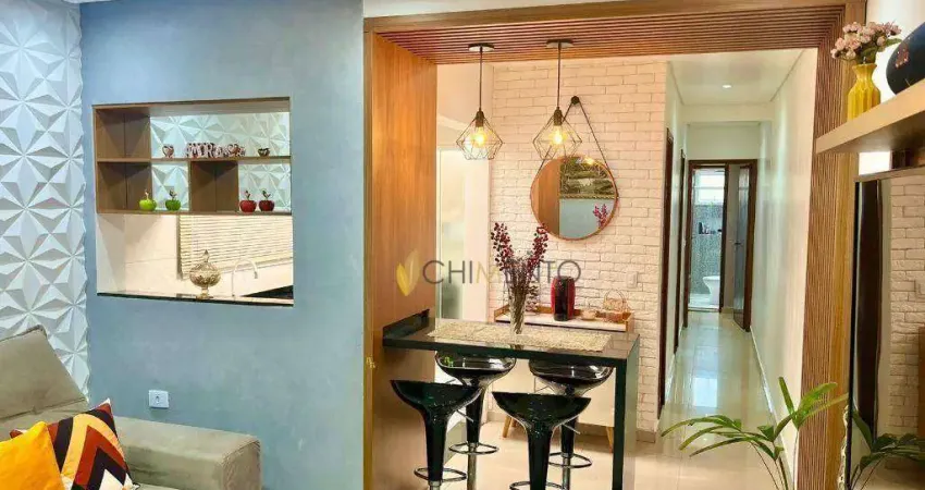 Apartamento com 2 dormitórios à venda, 55 m² por R$ 400.000 - Vila Camilópolis - Santo André/SP