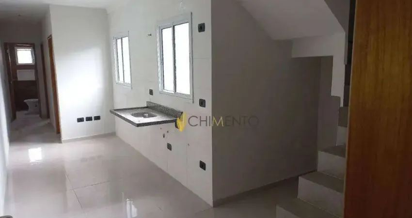 Cobertura com 2 dormitórios à venda, 90 m² por R$ 445.000 - Parque das Nações - Santo André/SP