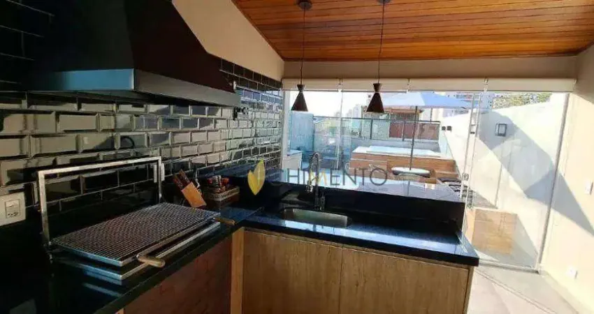 Cobertura com 3 dormitórios à venda, 150 m² por R$ 990.000 - Vila Valparaíso - Santo André/SP