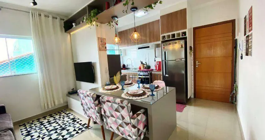 Apartamento com 2 dormitórios à venda, 47 m² por R$ 330.000 - Parque Novo Oratório - Santo André/SP
