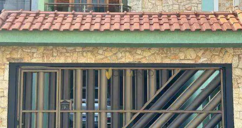 Casa com 3 dormitórios à venda, 195 m² por R$ 1.100.000 - Vila Camilópolis - Santo André/SP