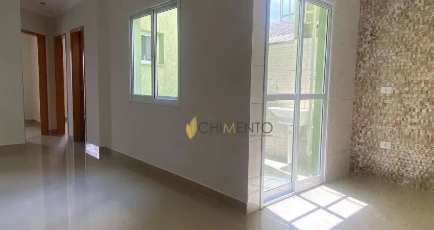 Apartamento com 2 dormitórios à venda, 53 m² por R$ 330.000,00 - Vila Tibiriçá - Santo André/SP